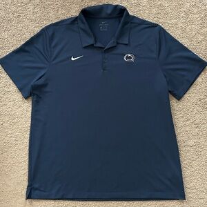 Nike Men’s Navy Penn State Nittany Lion Polo Shirt size XXL